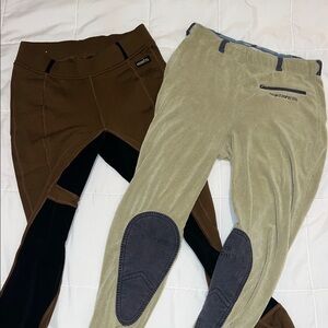 Women’s Jodhpurs Set - Chocolate Brown & Beige Corduroy